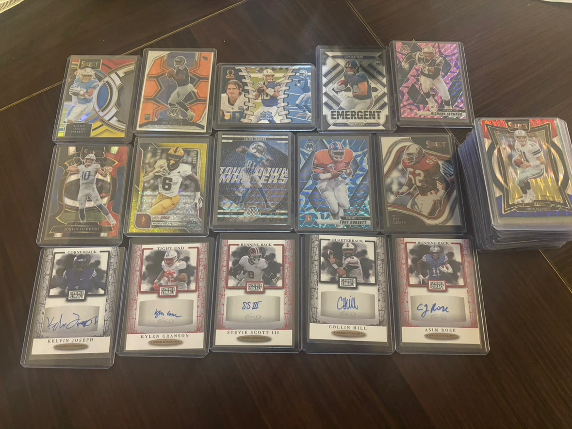 Large NFL card collection