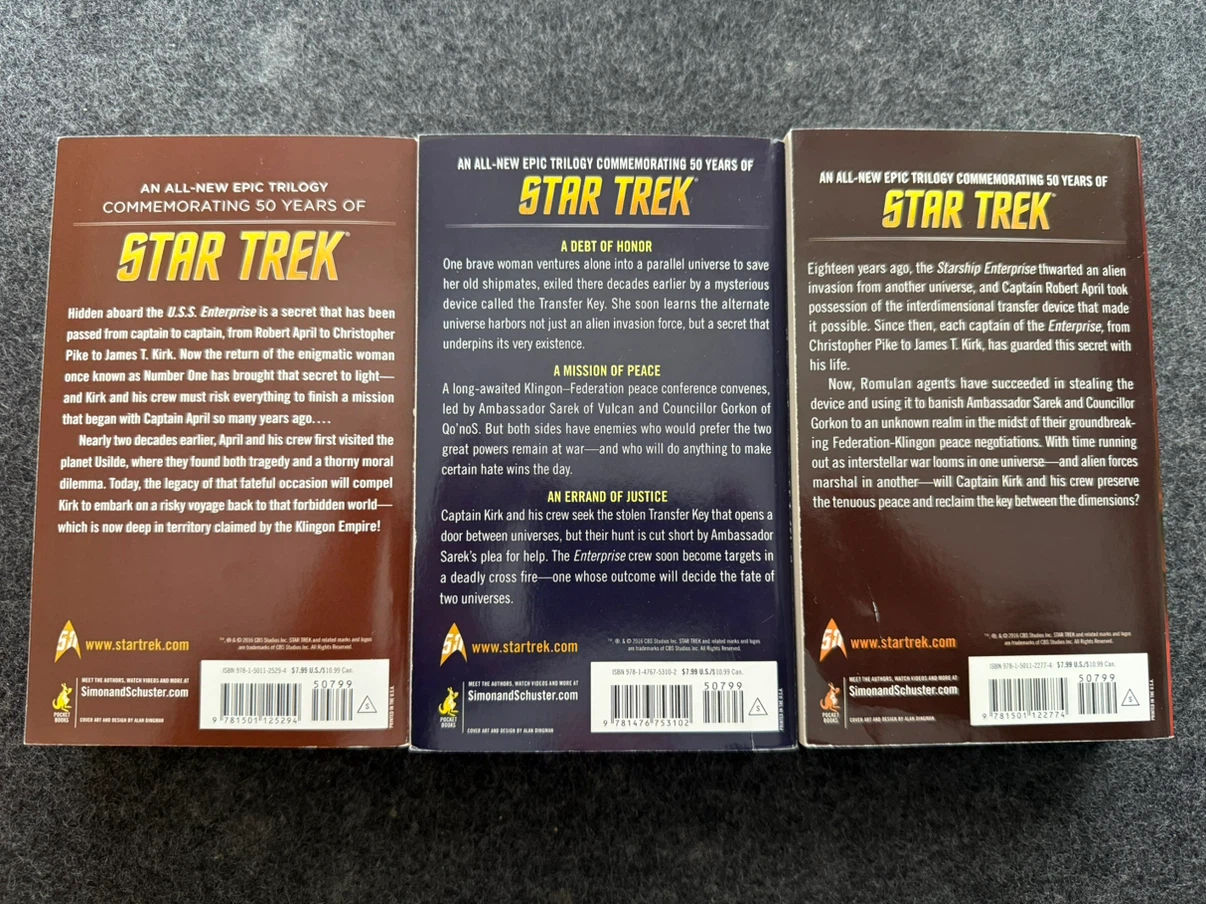 Star Trek Legacies Trilogy Book Set - photo 2