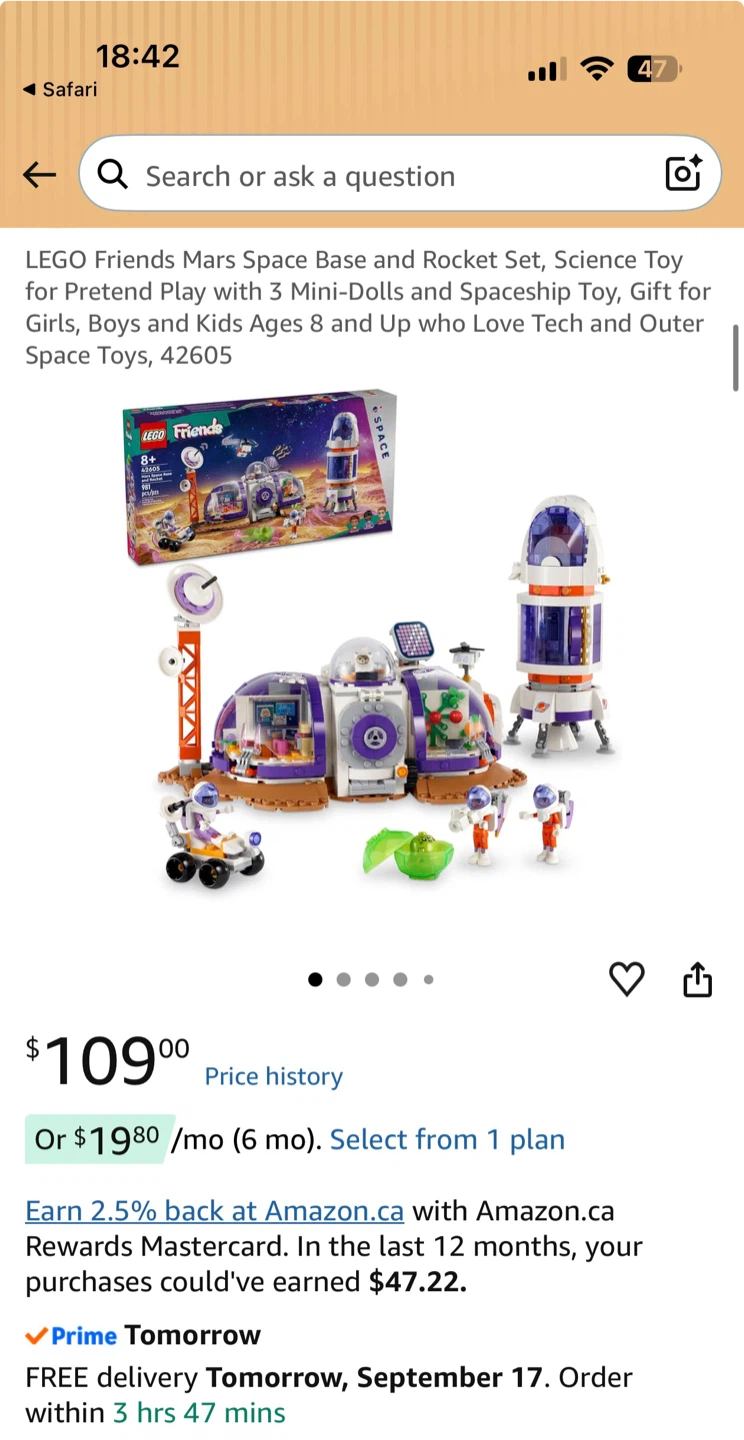 LEGO Friends Mars Space Base and Rocket 42605 - photo 4