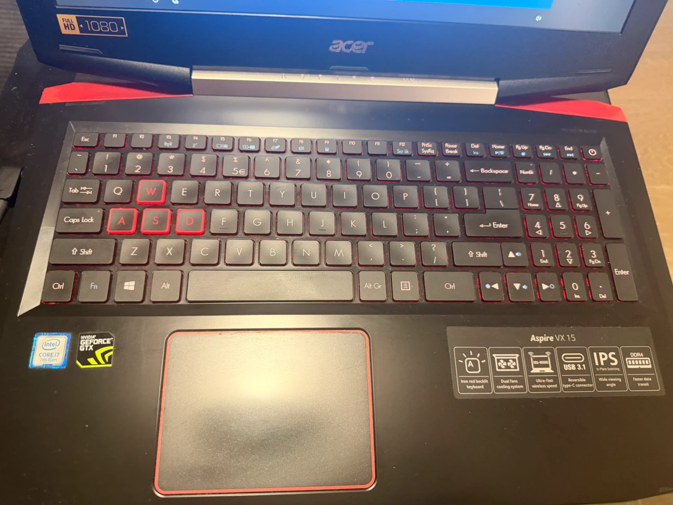 Acer Aspire VX 15 Gaming Laptop – Needs Battery - photo 2