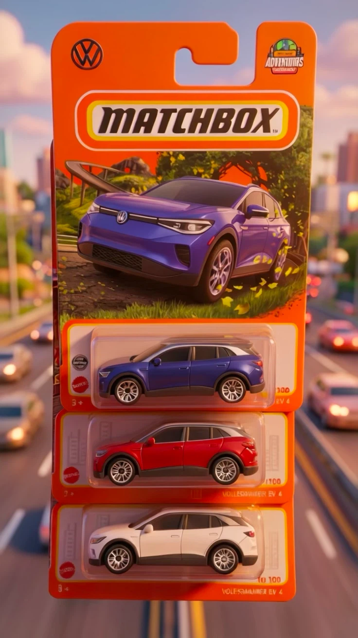 Matchbox Volkswagen ID.4 Toy Car Set