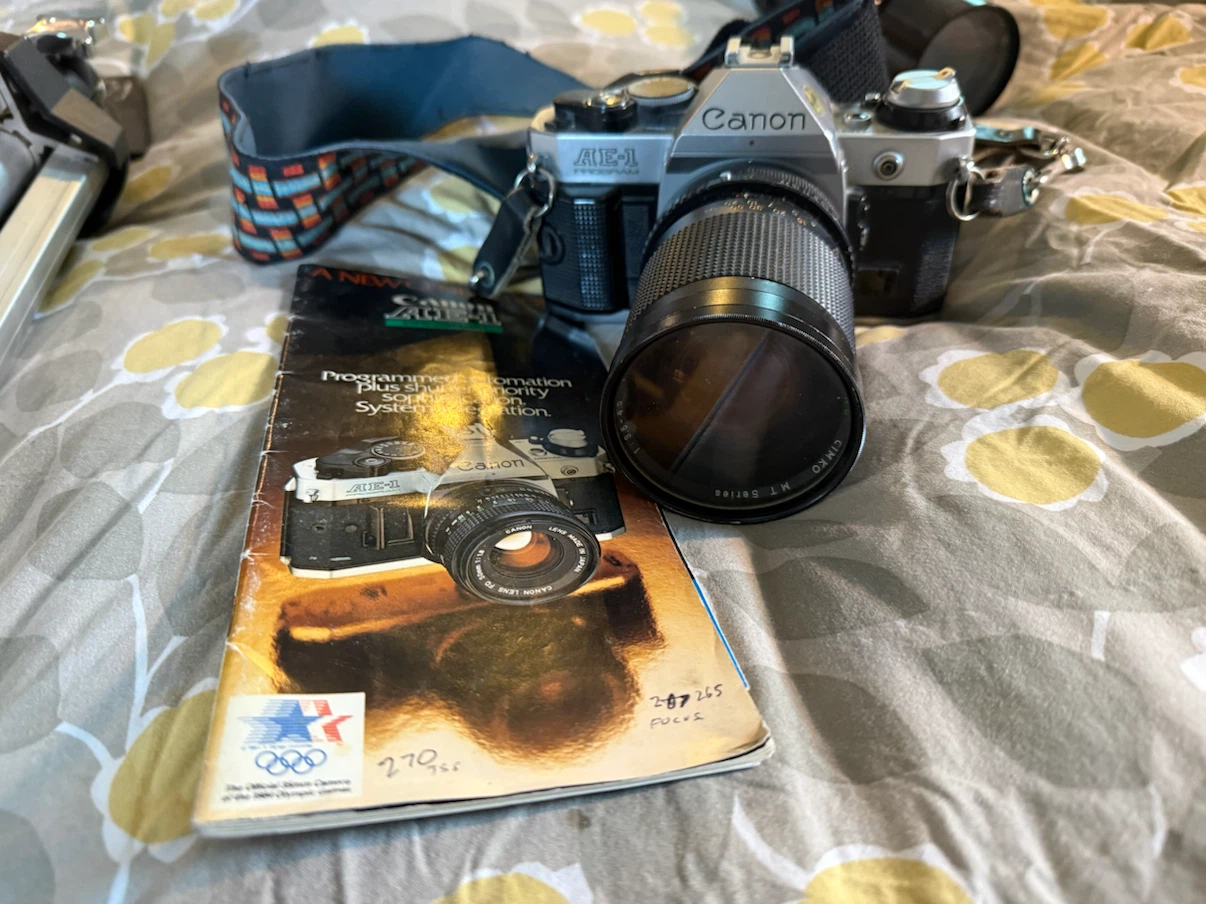 Canon AE-1 Program Camera with Lens