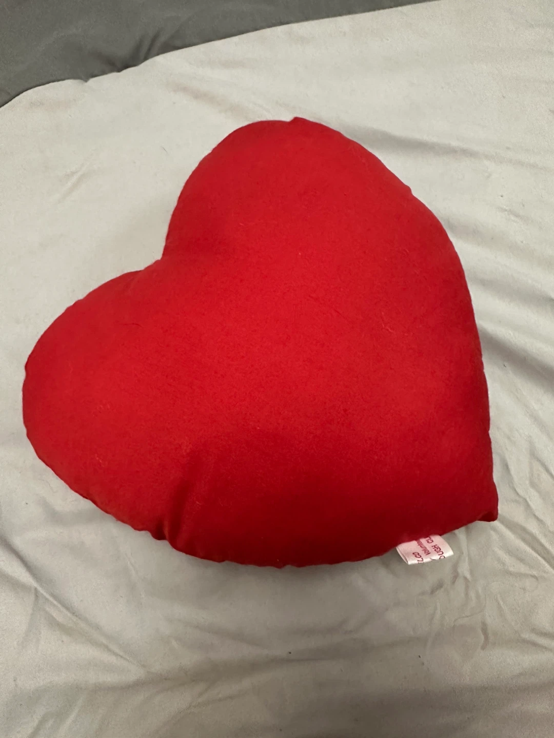 Red Heart Shaped Cushion