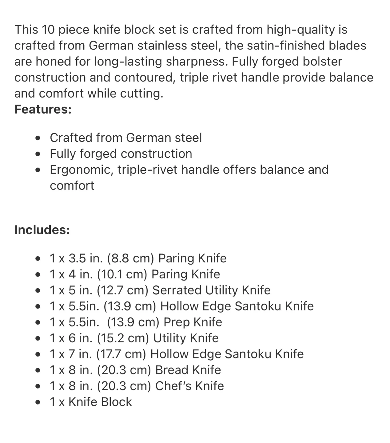 Henckels (ZWILLING). 10 Piece Set (Fine Edge Forged) - photo 5