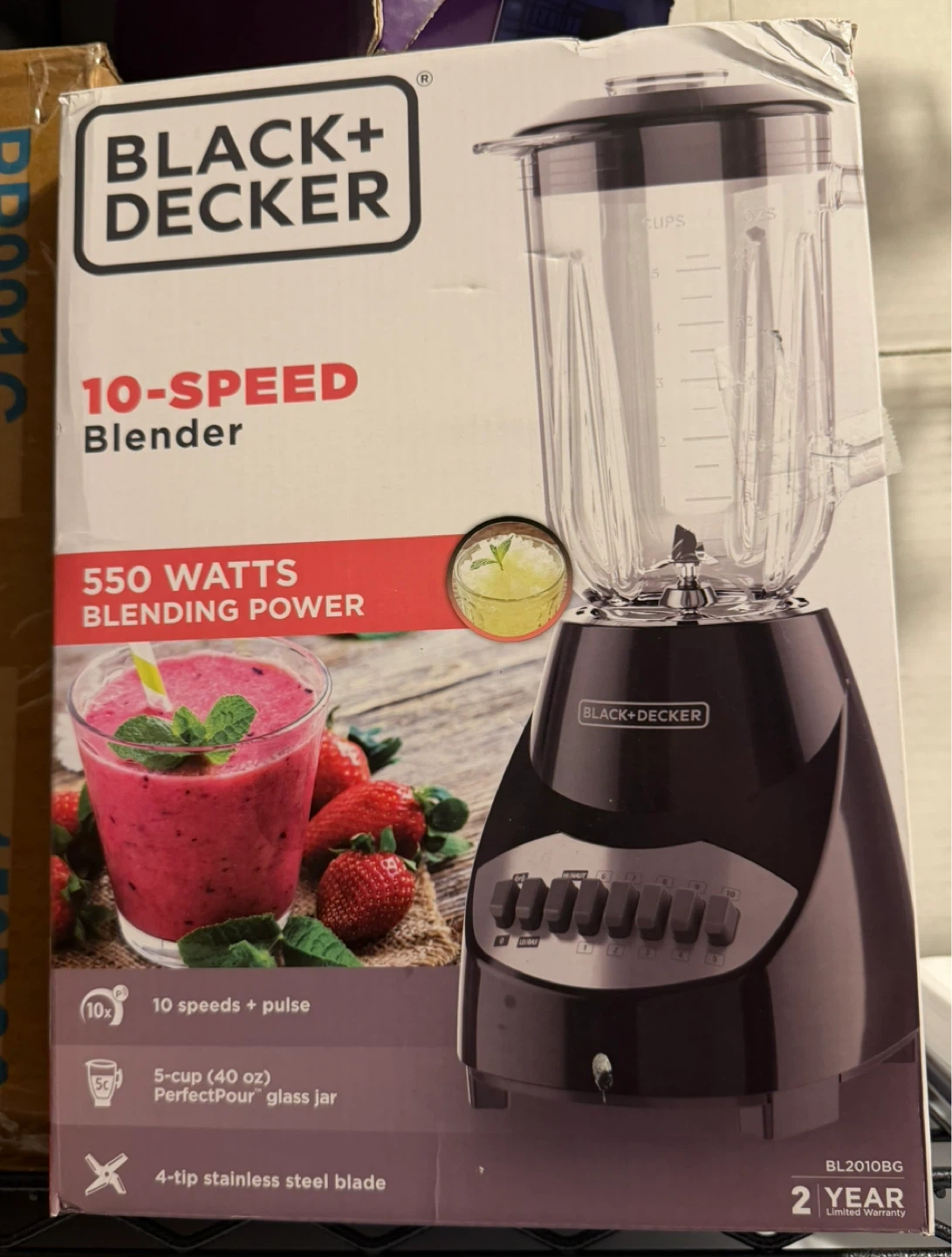 Black+Decker 10-Speed Blender BL2010BG