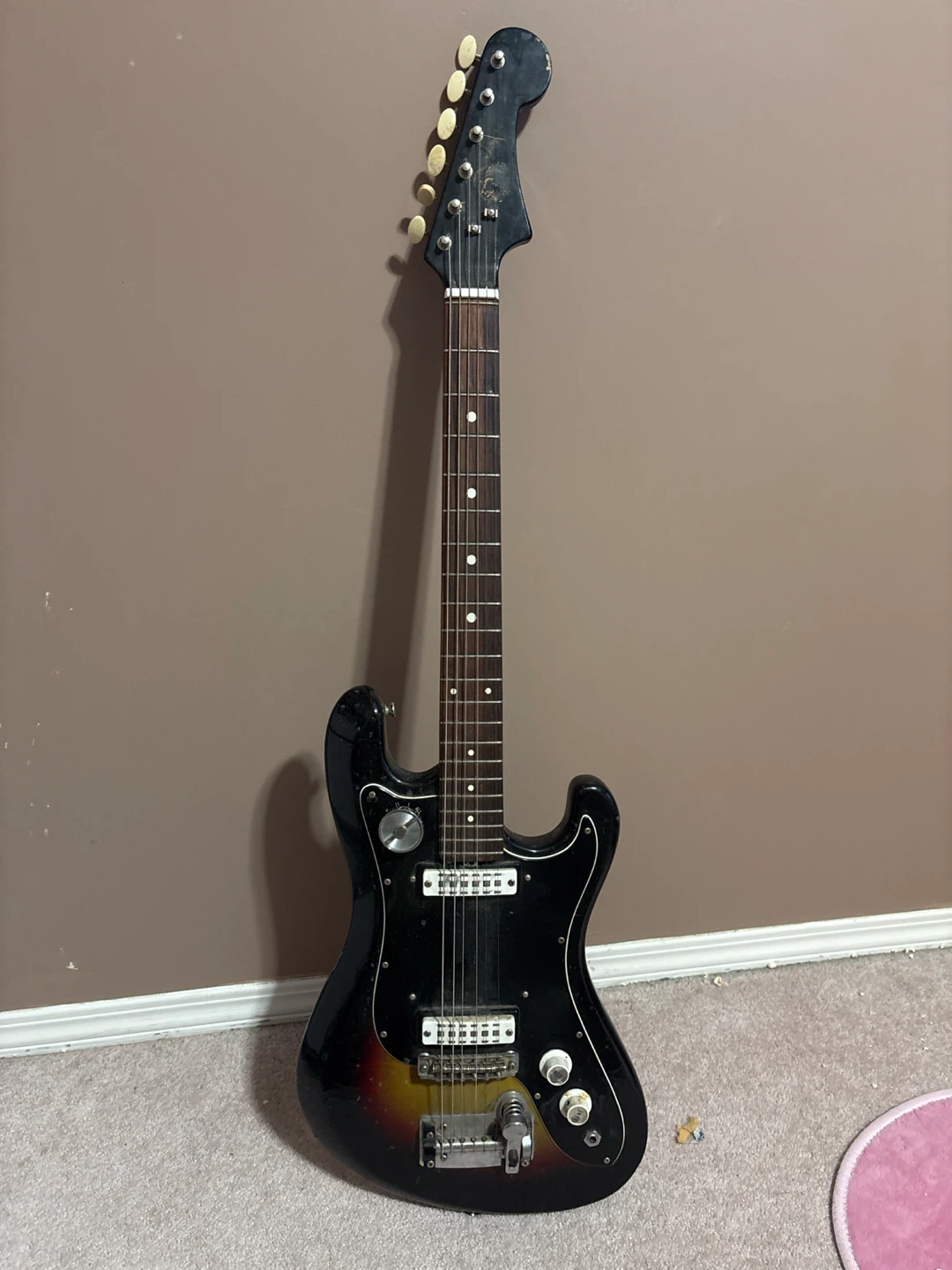 Vintage Italian Made Electric Guitar