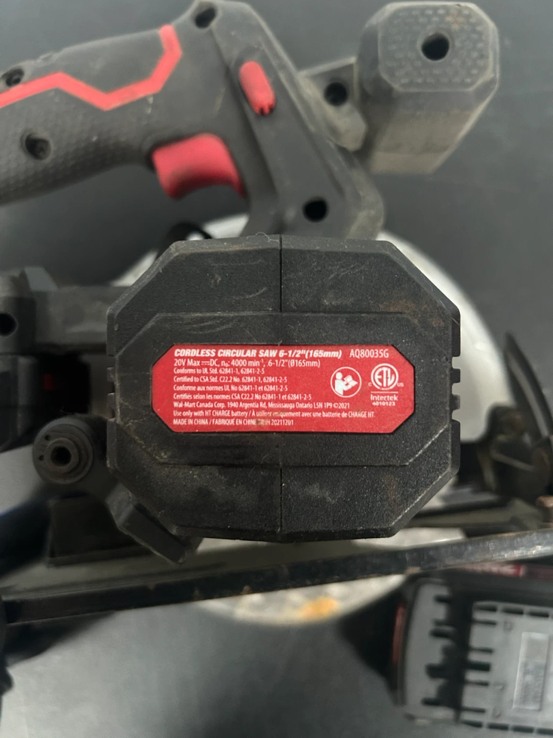 Hyper Tough 20V Max Cordless Circular Saw - photo 3