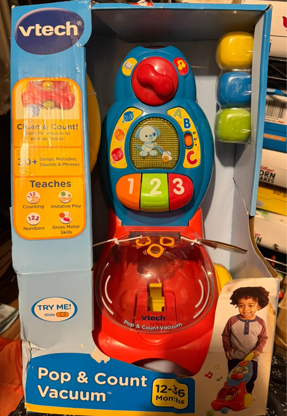 VTech Pop & Count Vacuum