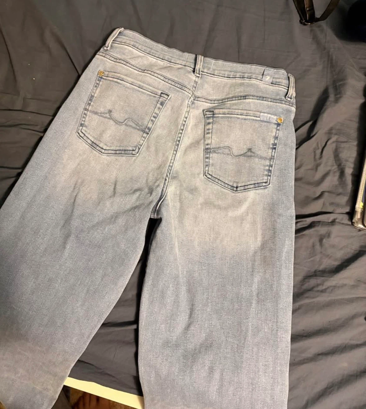 7 For All Mankind Light Wash Jeans - photo 3