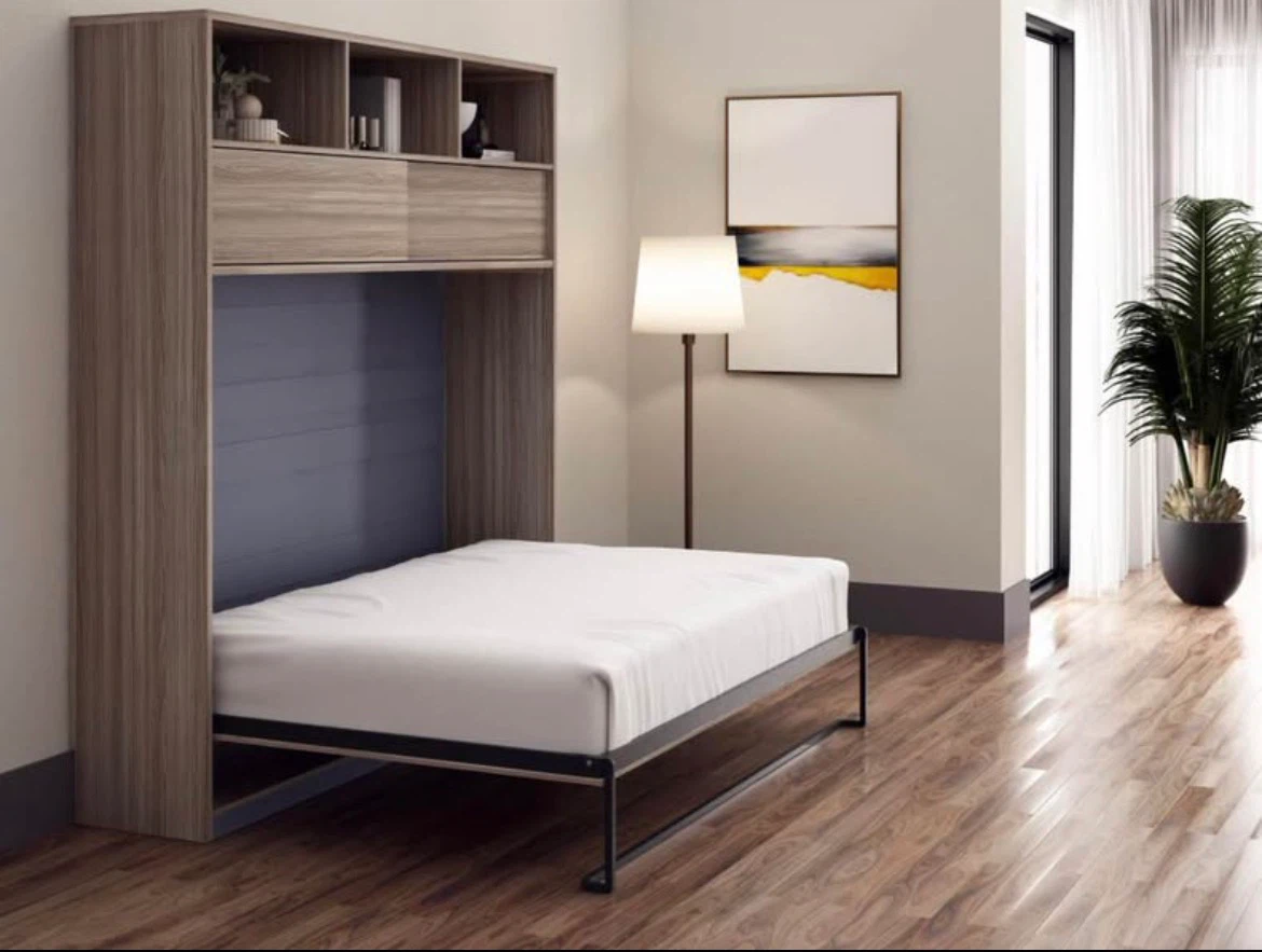 Murphy Bed with Storage Shelving