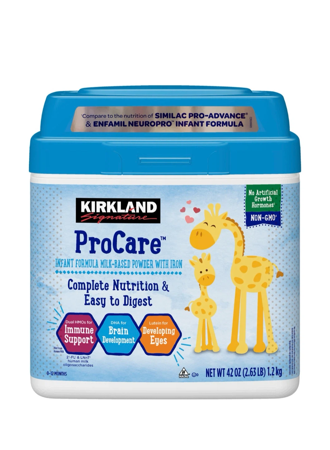 Kirkland Signature ProCare Infant Formula 42 oz