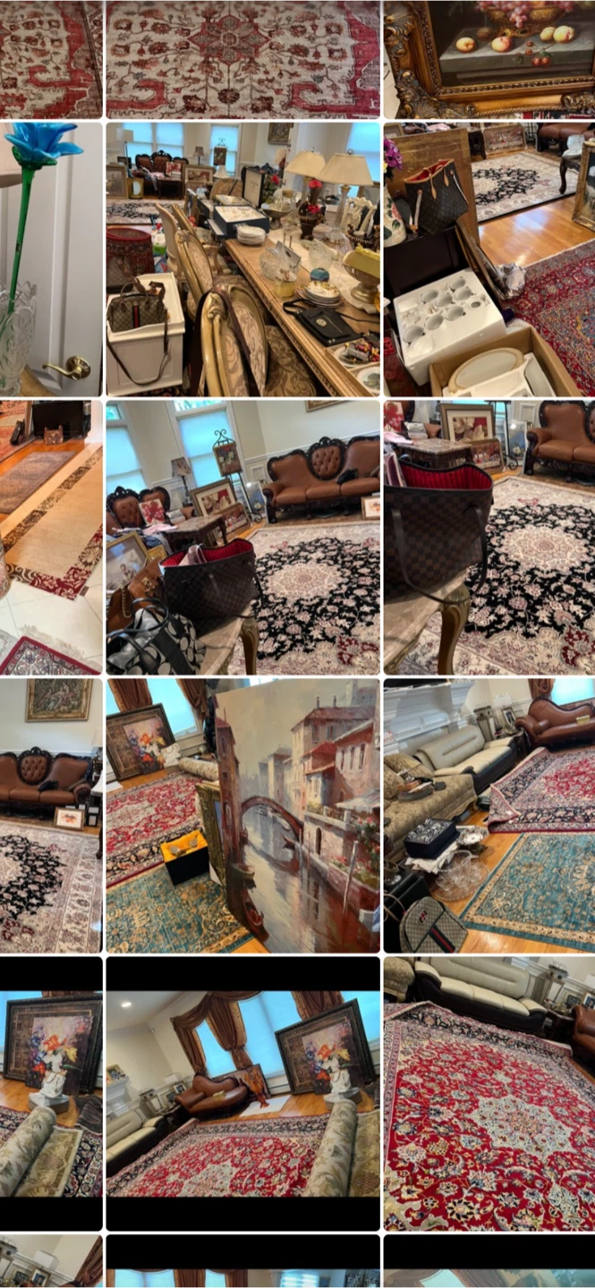 Red Traditional Patterned Area Rug - photo 3