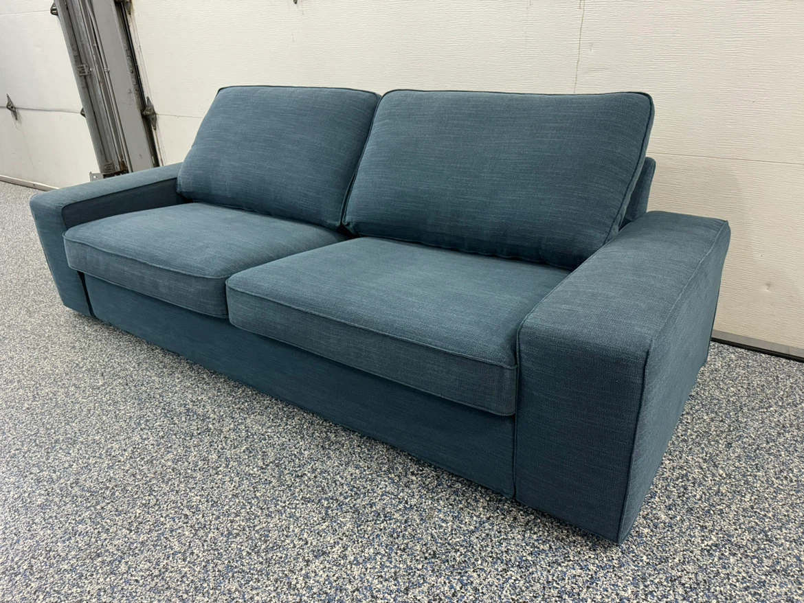 Blue Fabric Sofa