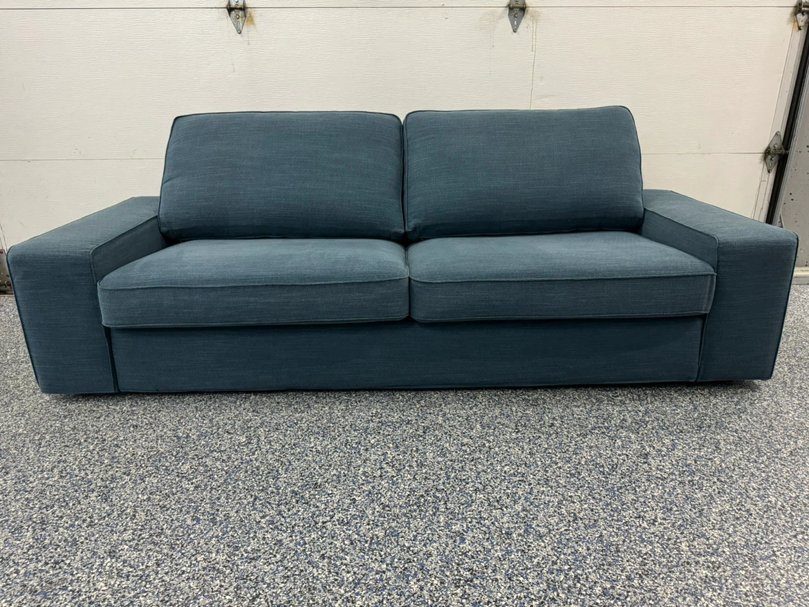 Blue Fabric Sofa - photo 3