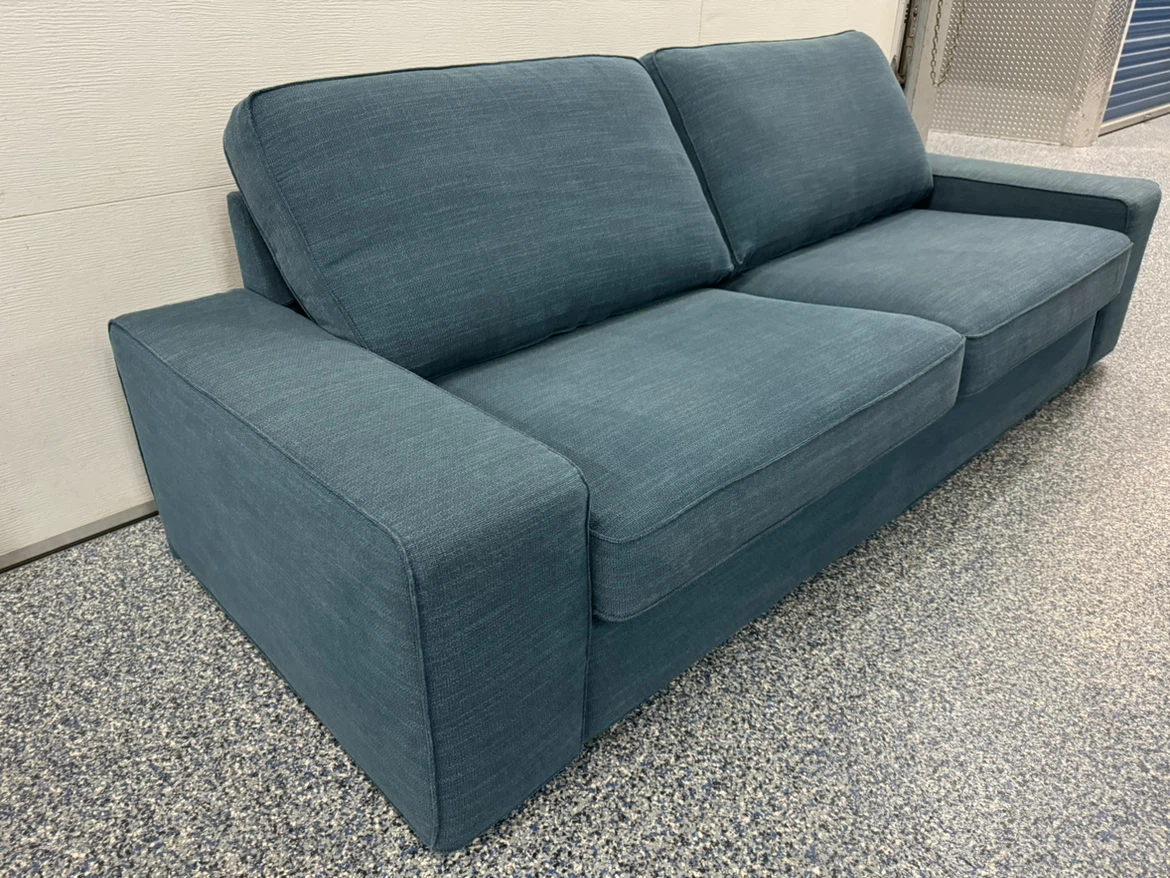 Blue Fabric Sofa - photo 4