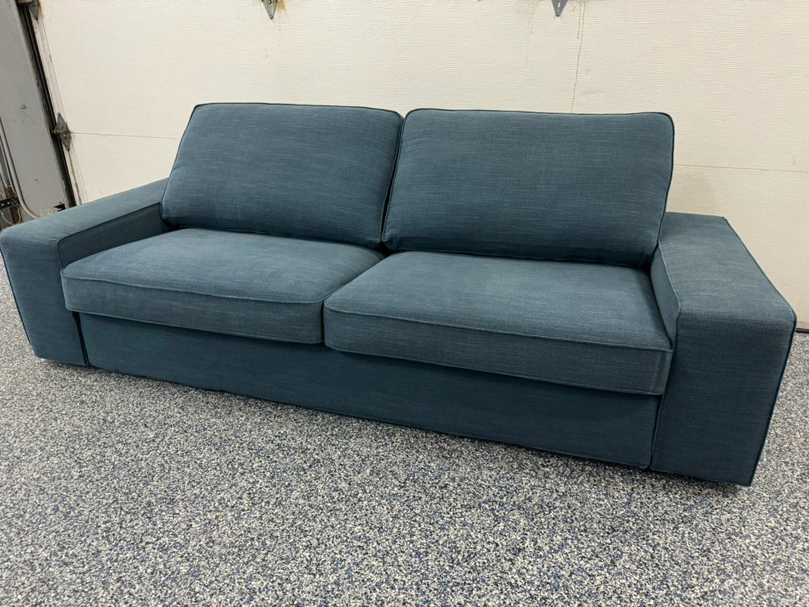 Blue Fabric Sofa - photo 5