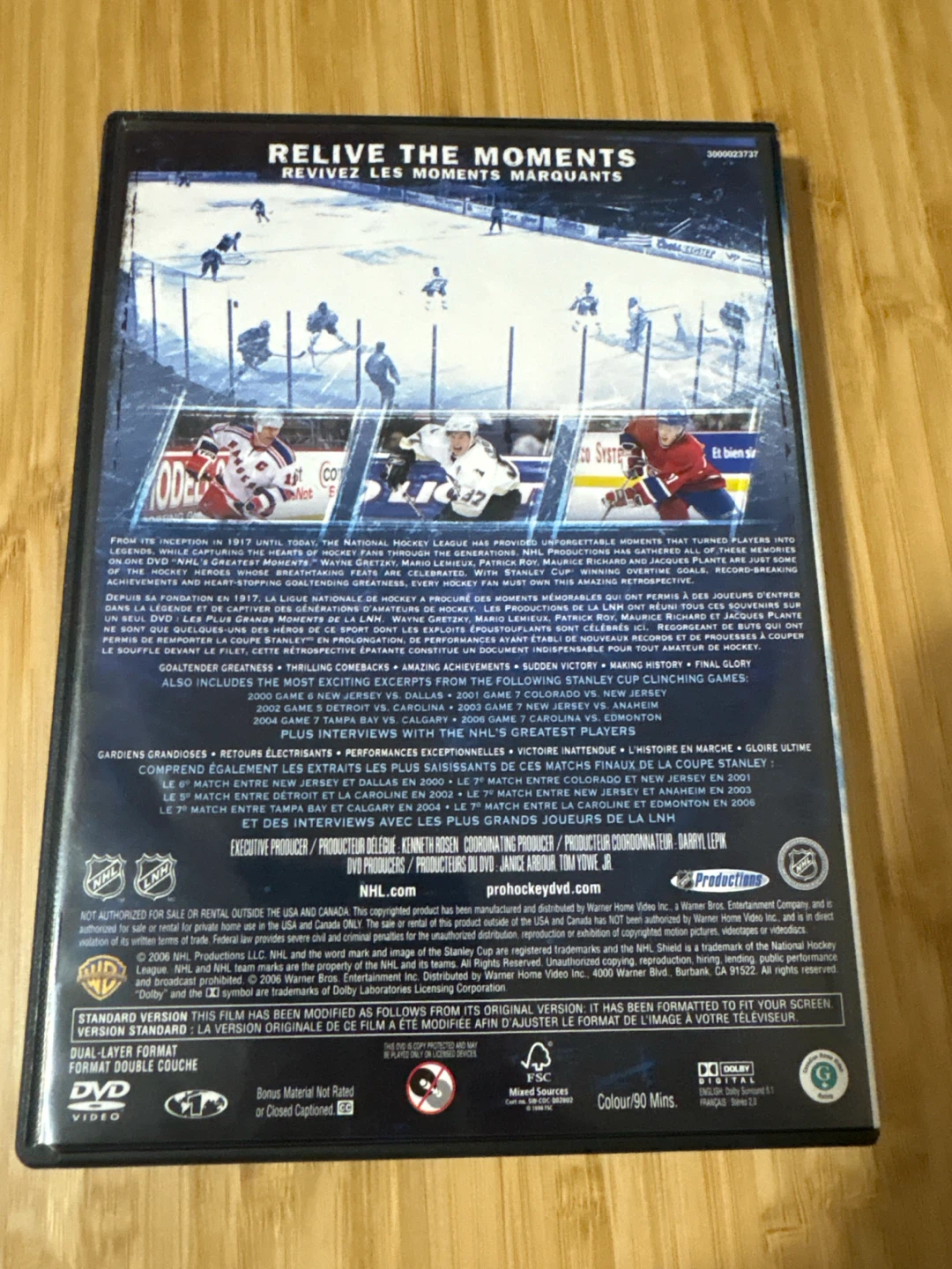 NHL Greatest moments DVD - photo 2