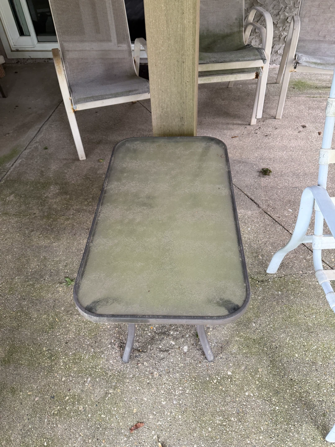 Patio Furniture Set with Chairs and Glass Table - photo 4