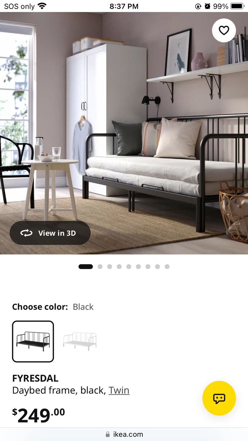 IKEA FYRESDAL Daybed Frame