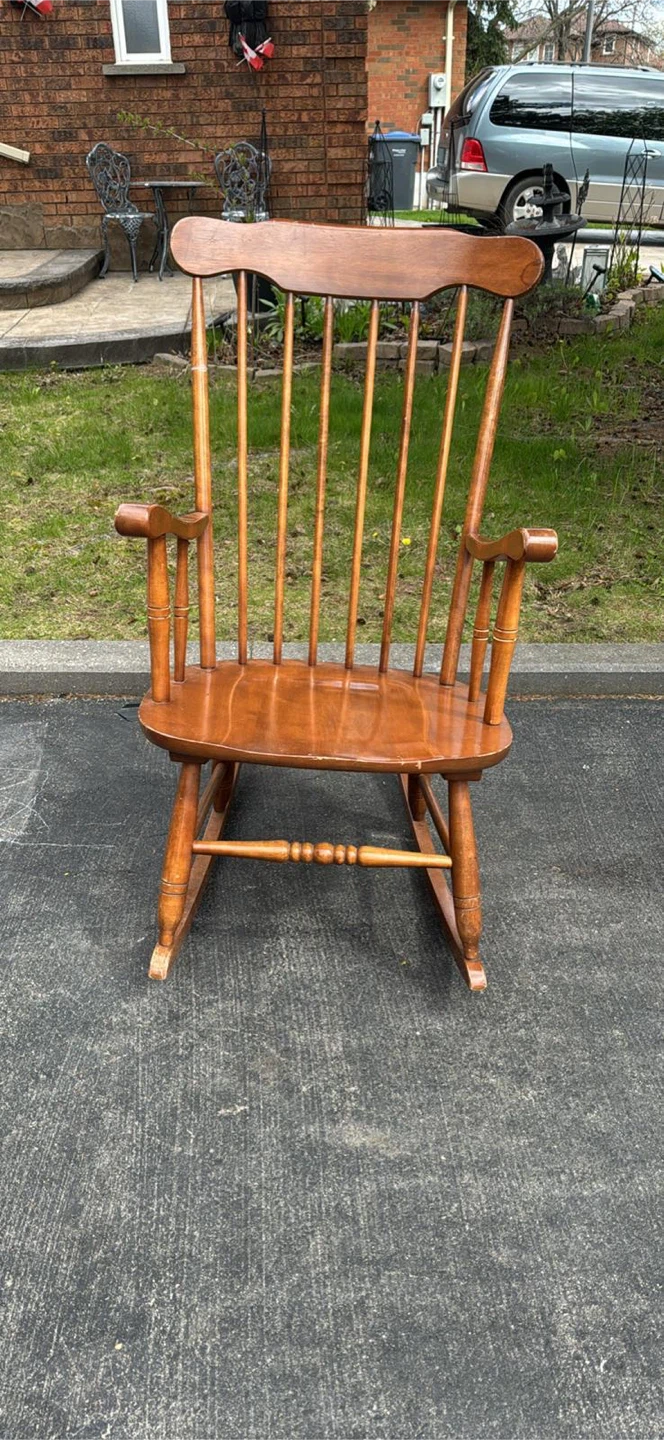 Traditional Wooden Rocking Chair