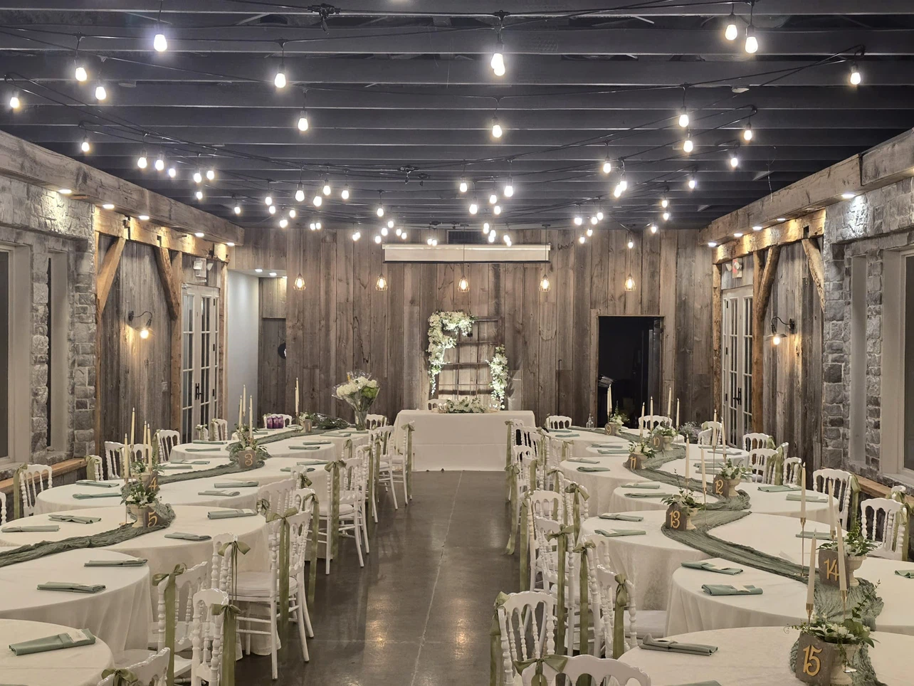 Wedding Decor- Wooden Frame Backdrop+ artificial flowers - photo 4