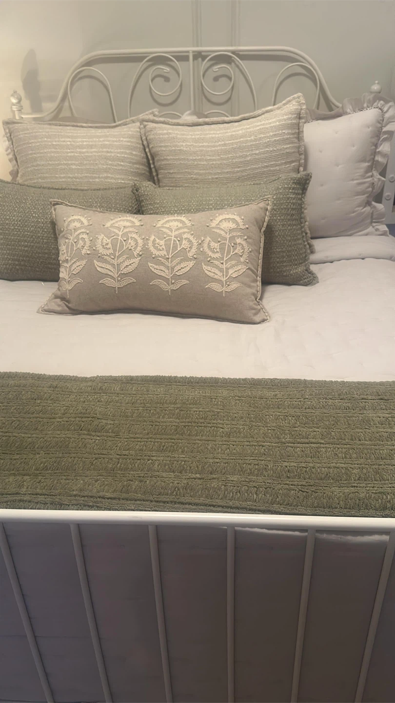 White Metal Queen Bed Frame