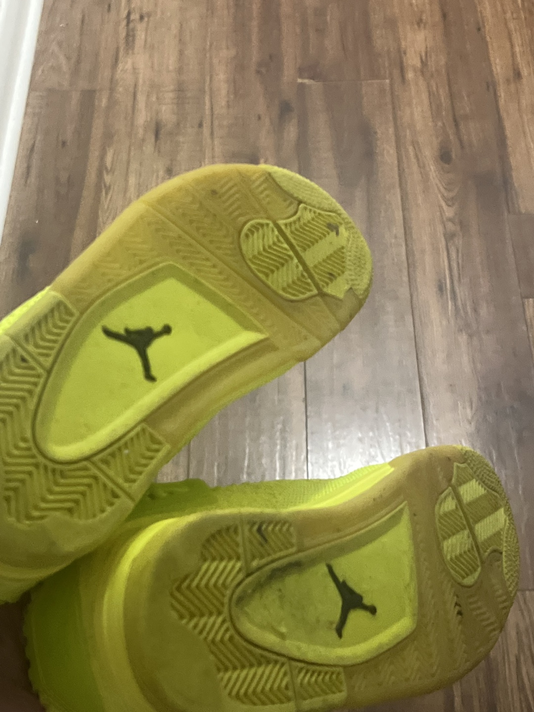 Jordan 4 Flyknit Volt Sneakers - photo 3