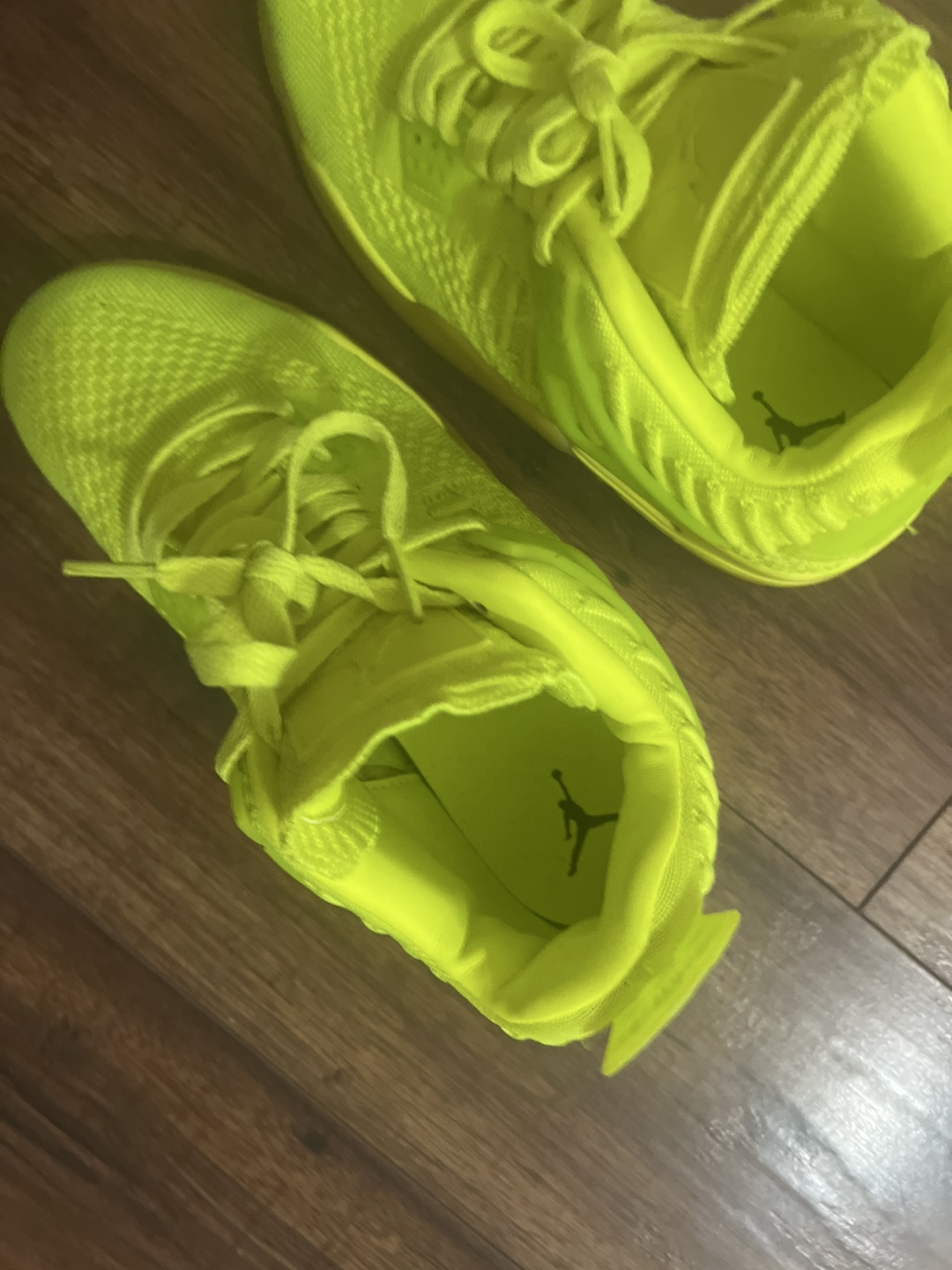 Jordan 4 Flyknit Volt Sneakers