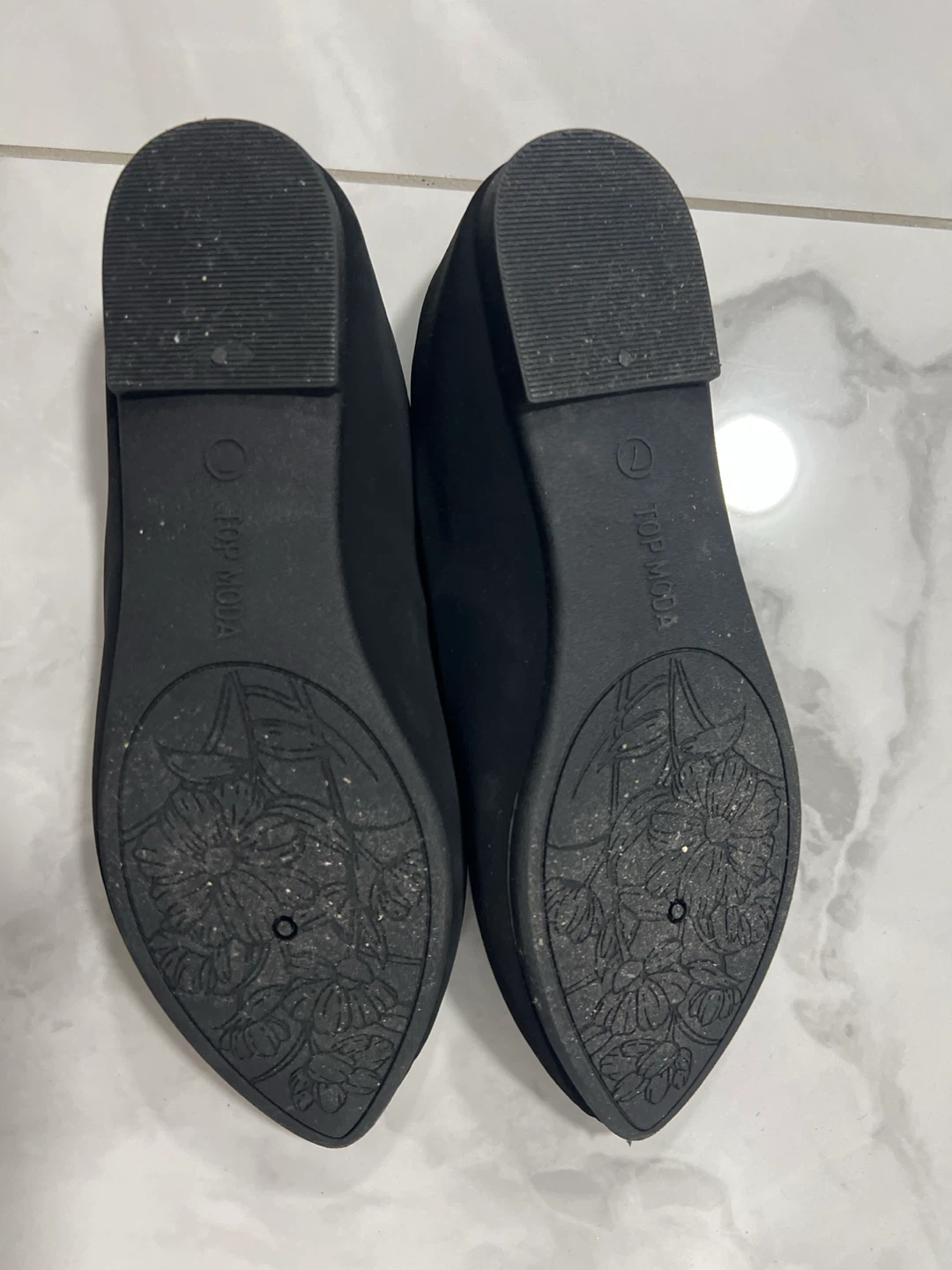 Top Moda Black Pointed Toe Flats - photo 2