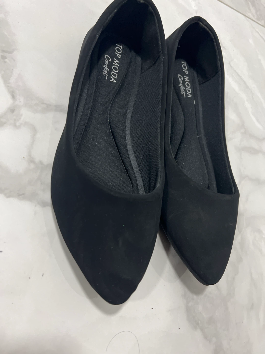 Top Moda Black Pointed Toe Flats - photo 3