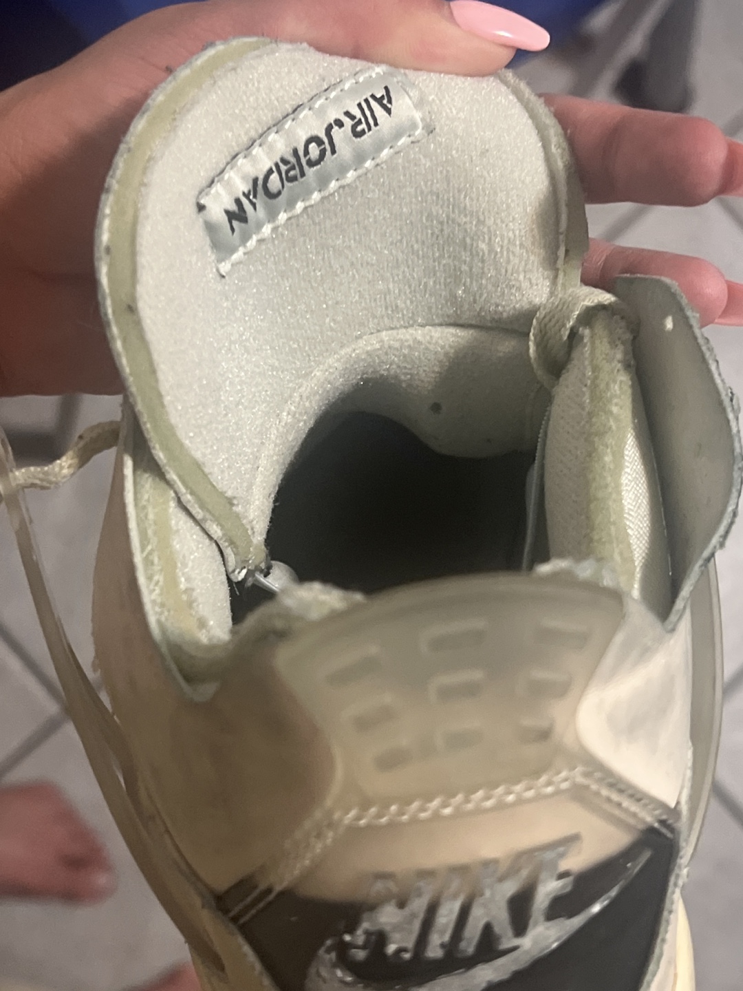 Nike Air Jordan 4 Off-White Sail - photo 5