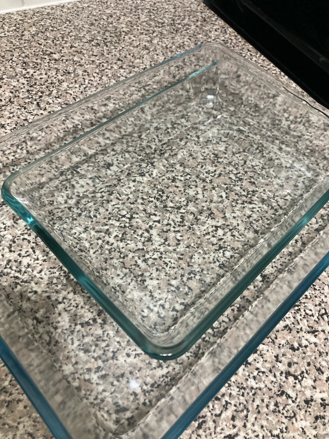 Set of 2 IKEA MIXTUR Oven/serving dish, clear glass - photo 4