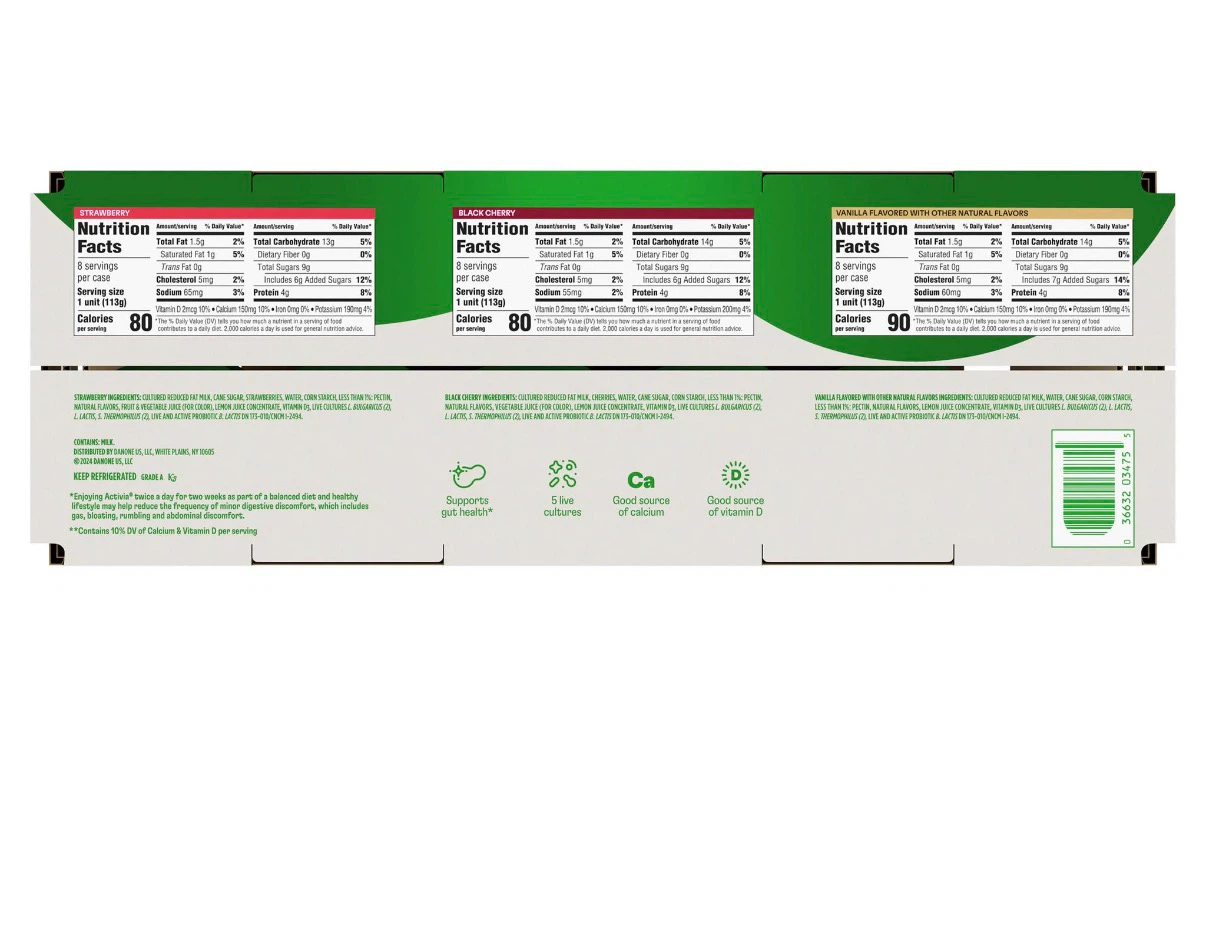 Activia Low Fat Yogurt Variety Pack 24 Cups - photo 2