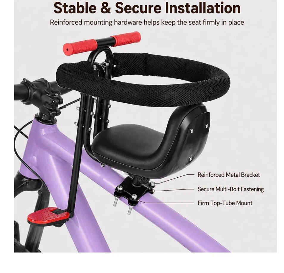 Babybike Front Mounted Bike Seat for Kids - photo 2