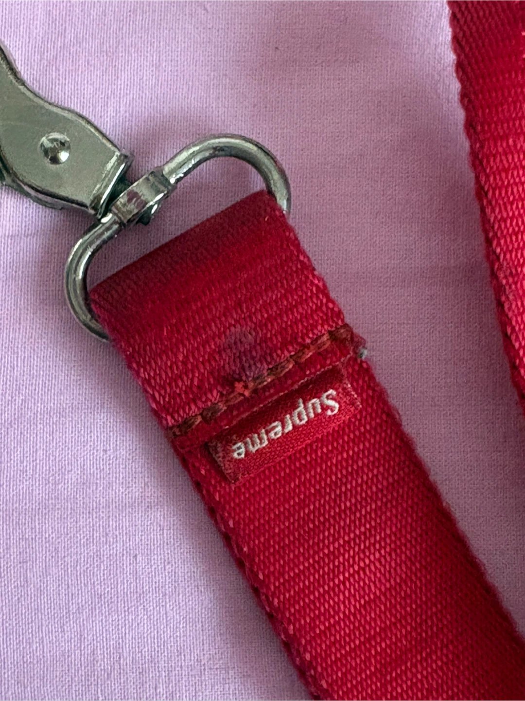 Supreme Red Lanyard - photo 4