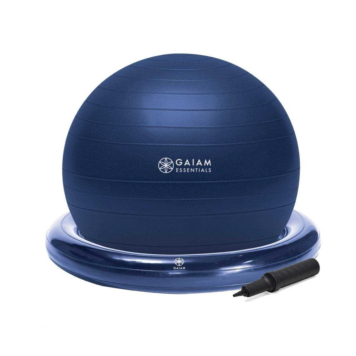 NEW in box Gaiam 65cm Balance Ball + Base Kit