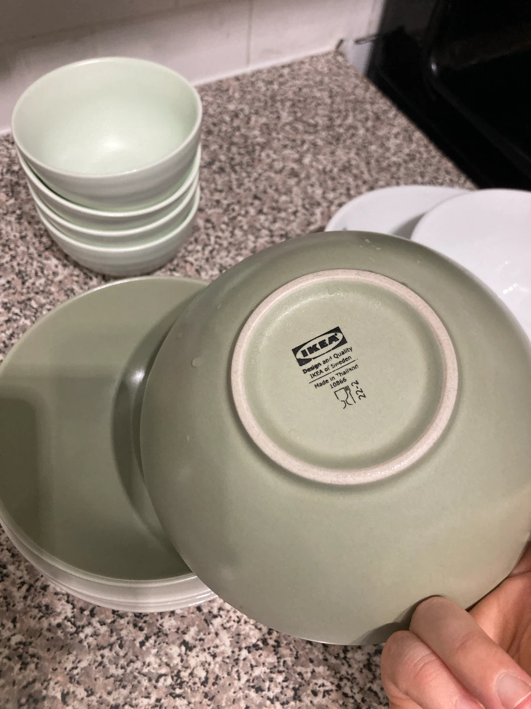 Set of 12 ceramic bowls(including IKEA) various sizes - photo 4