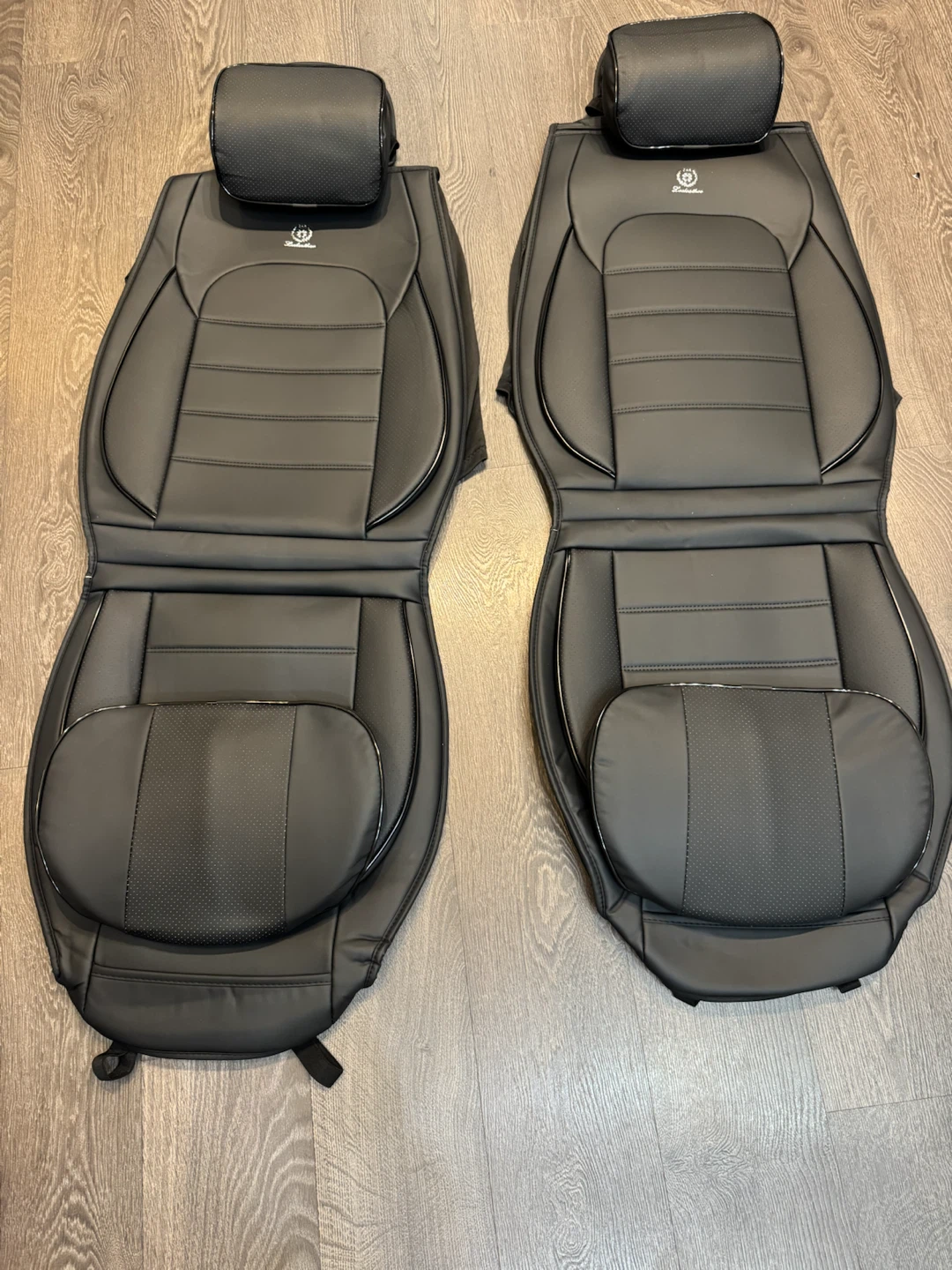 Leeleather Car Seat Covers - Black