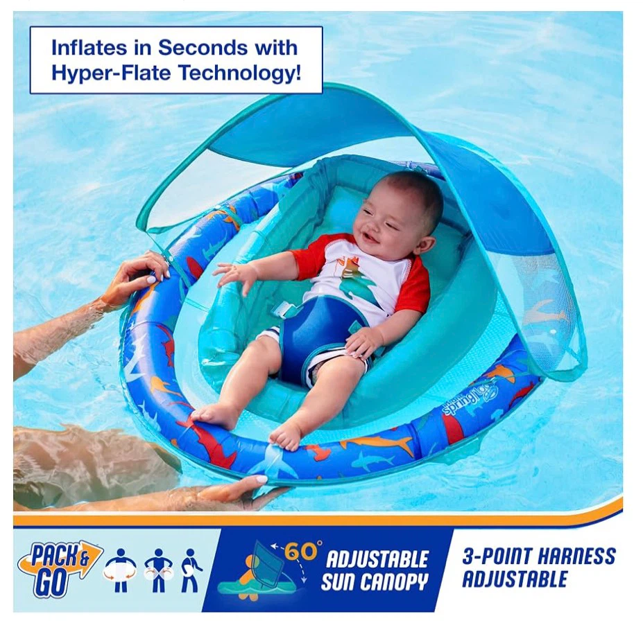 New SwimWays Infant Spring Float with Canopy - photo 2