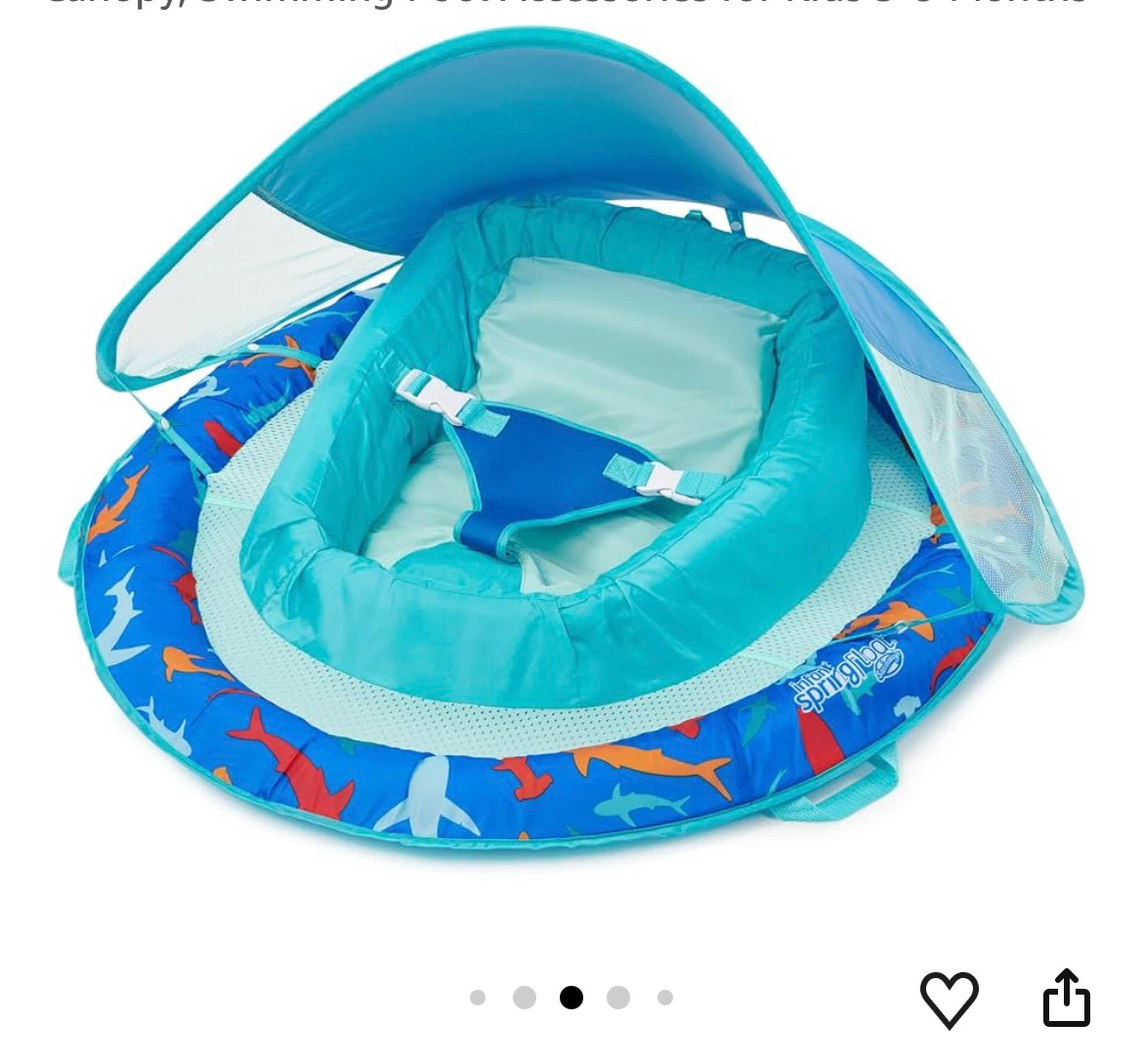 New SwimWays Infant Spring Float with Canopy - photo 3