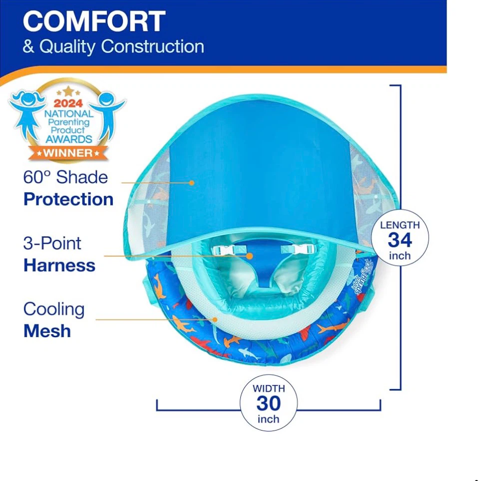 New SwimWays Infant Spring Float with Canopy - photo 4