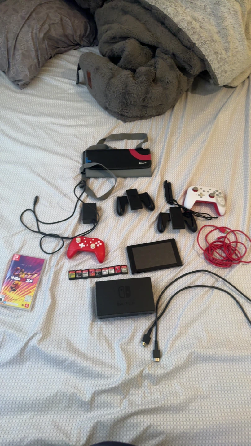 Nintendo Switch Bundle with Games and Accessories