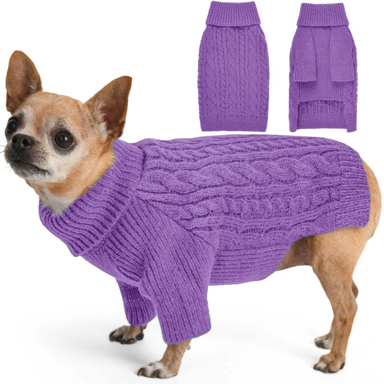 Purple Dog Sweater Size S - photo 2