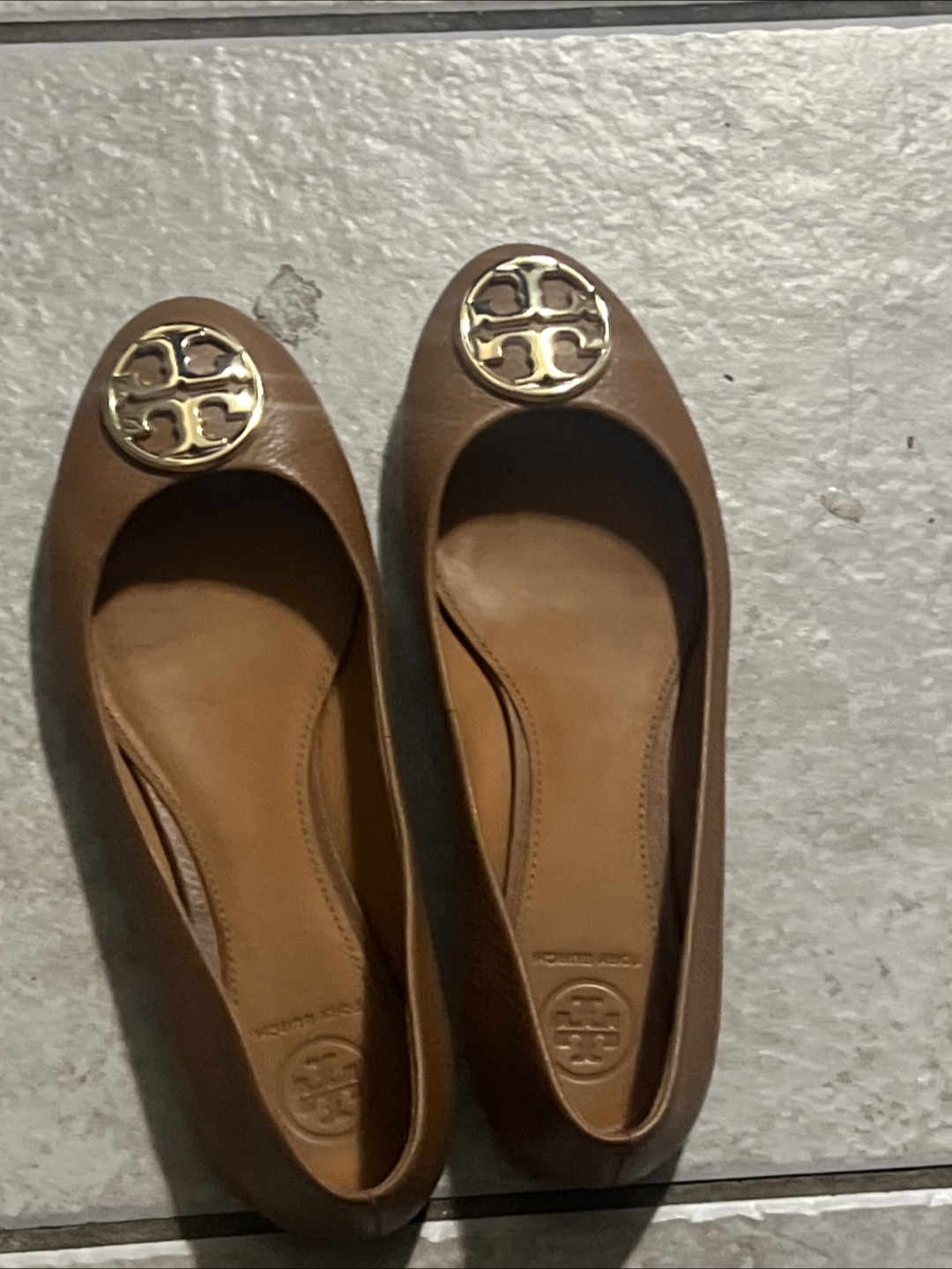 Tory Burch brown leather ballet flats - photo 5