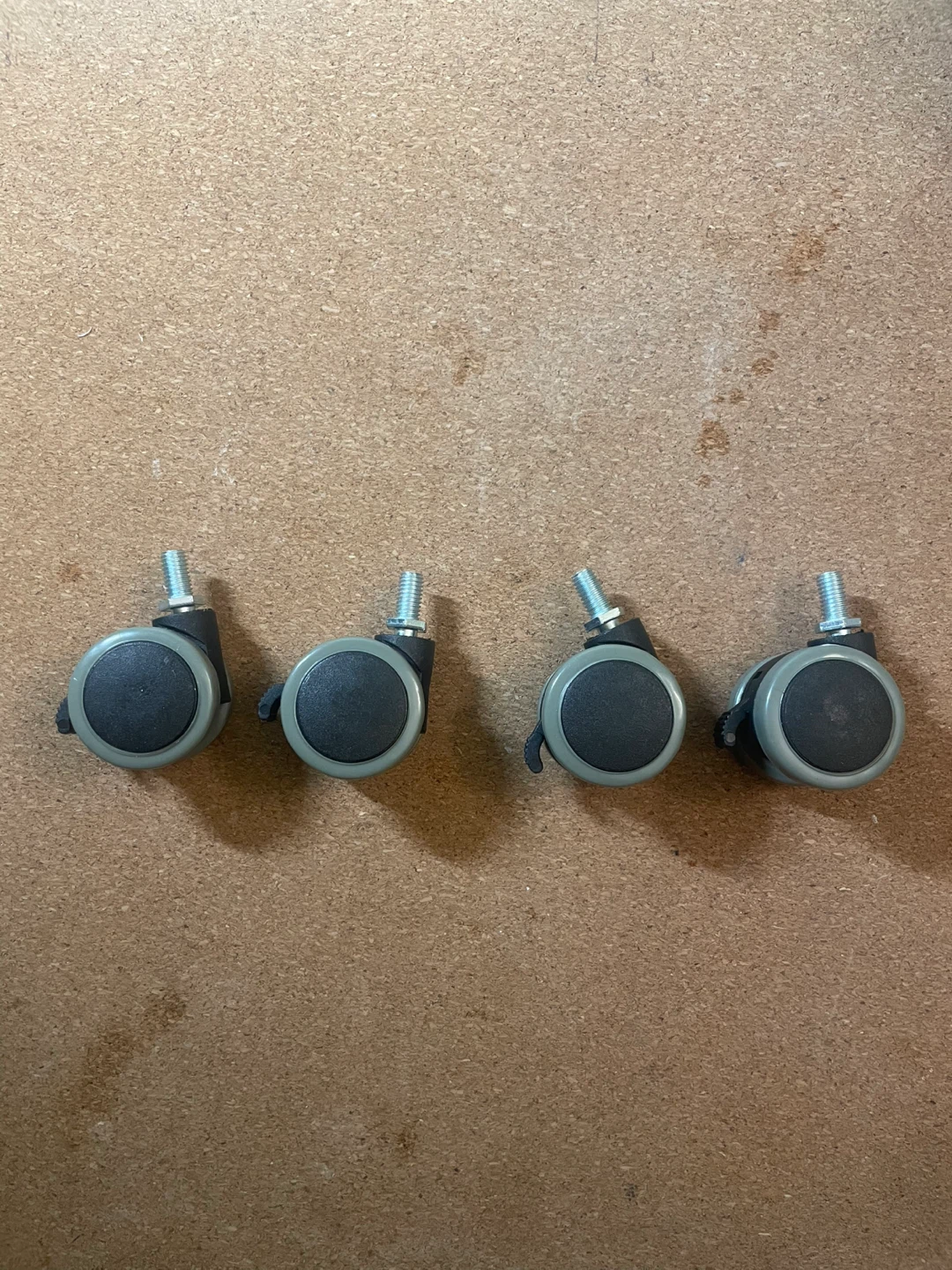 Set of 4 Threaded Stem Casters
