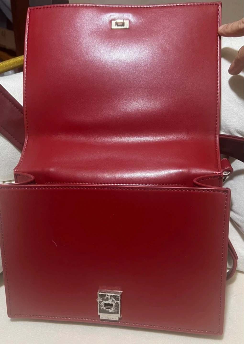 Charles & Keith Red Crossbody Bag - photo 3