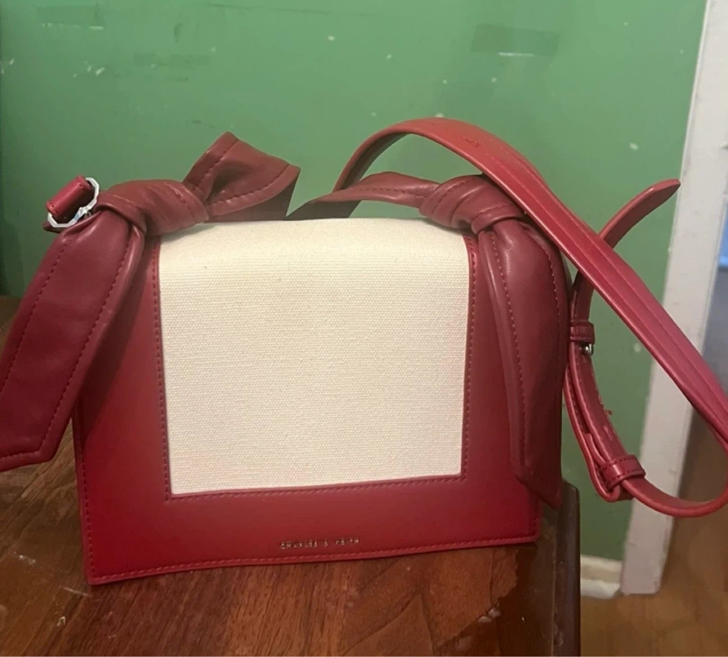 Charles & Keith Red Crossbody Bag - photo 2