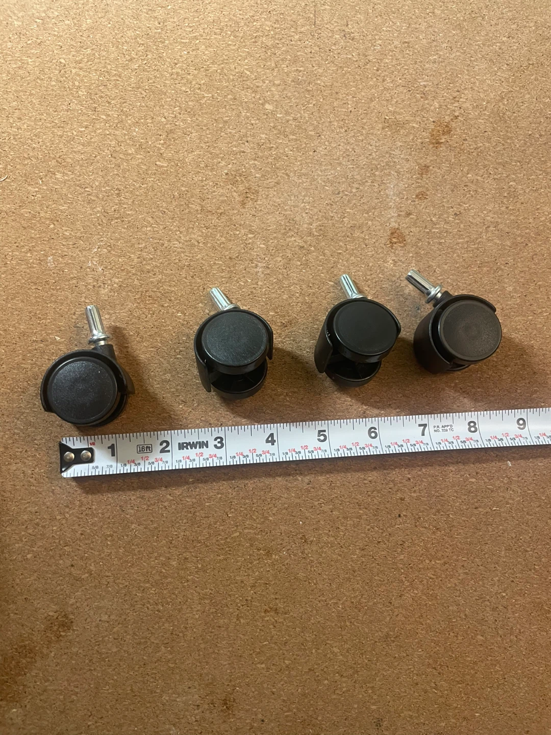 Set of 4 Replacement Chair Casters - photo 3