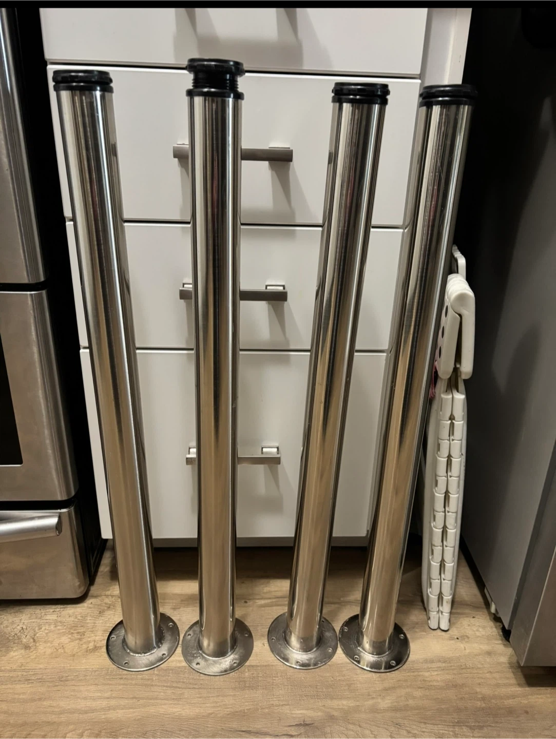 4 Stainless Steel  Legs for table