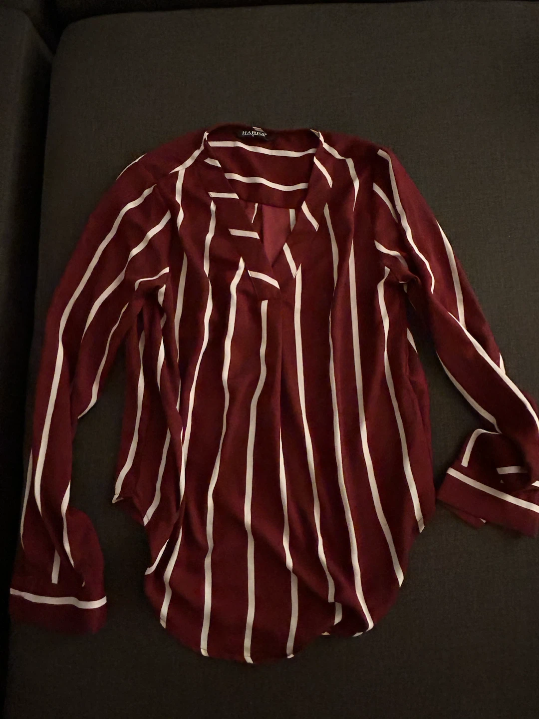 Harpa Striped Long Sleeve Blouse